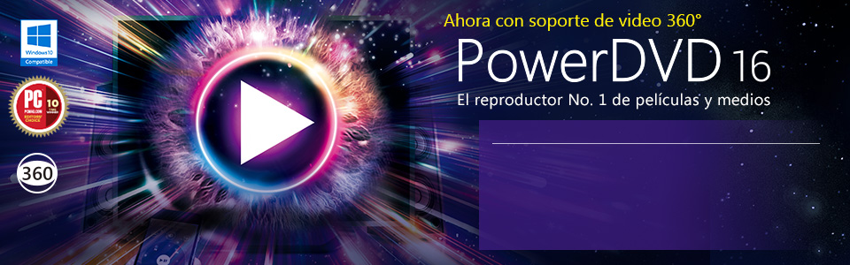 PowerDVD 16 Ultra - Reproductor No. 1 de Medios & Películas