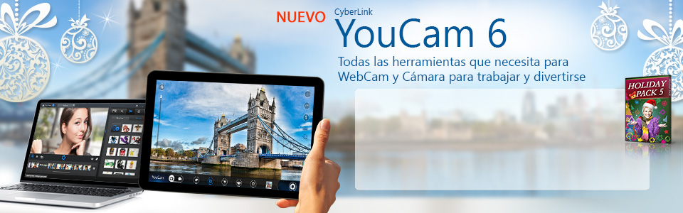 YouCam 6 Deluxe - Todas las herramientas de WebCam y Cámara que necesita para trabajar y divertirse